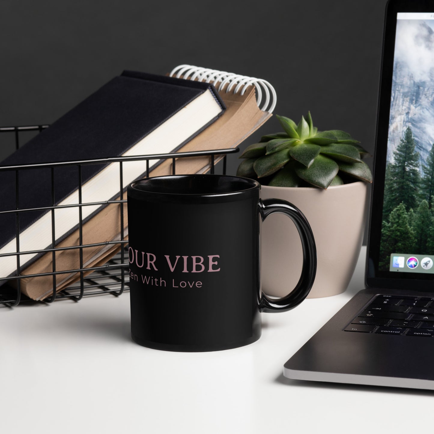 ZYN Black Glossy Mug - Zen Your Vibe