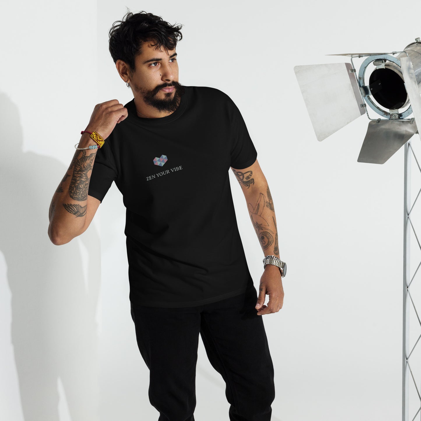 Heart ZYV Men’s Tee - Zen Your Vibe