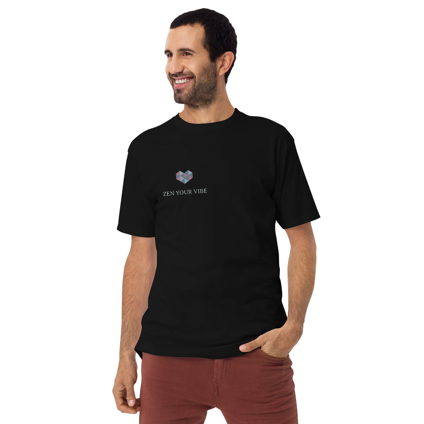 Heart ZYV Men’s Tee - Zen Your Vibe