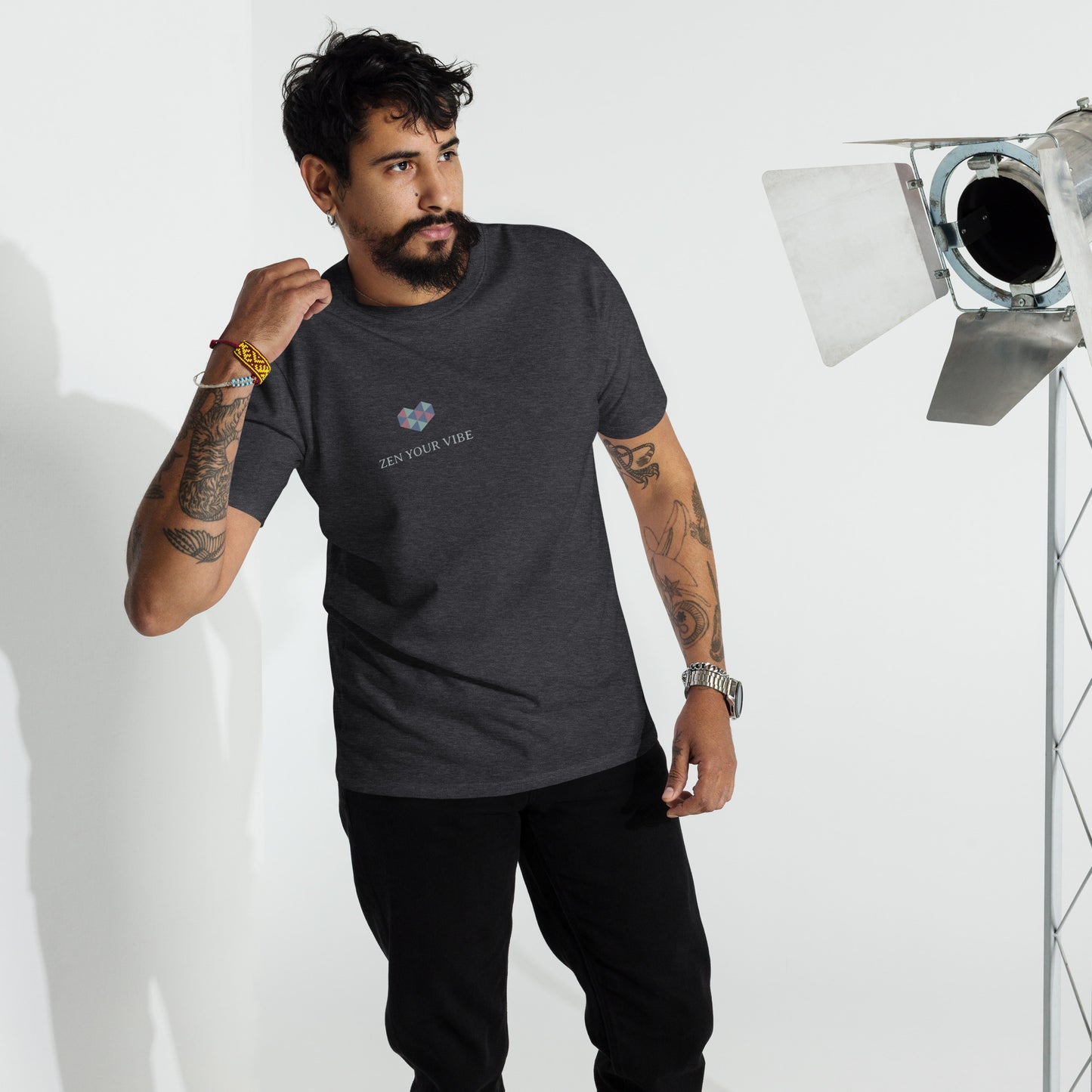 Heart ZYV Men’s Tee - Zen Your Vibe