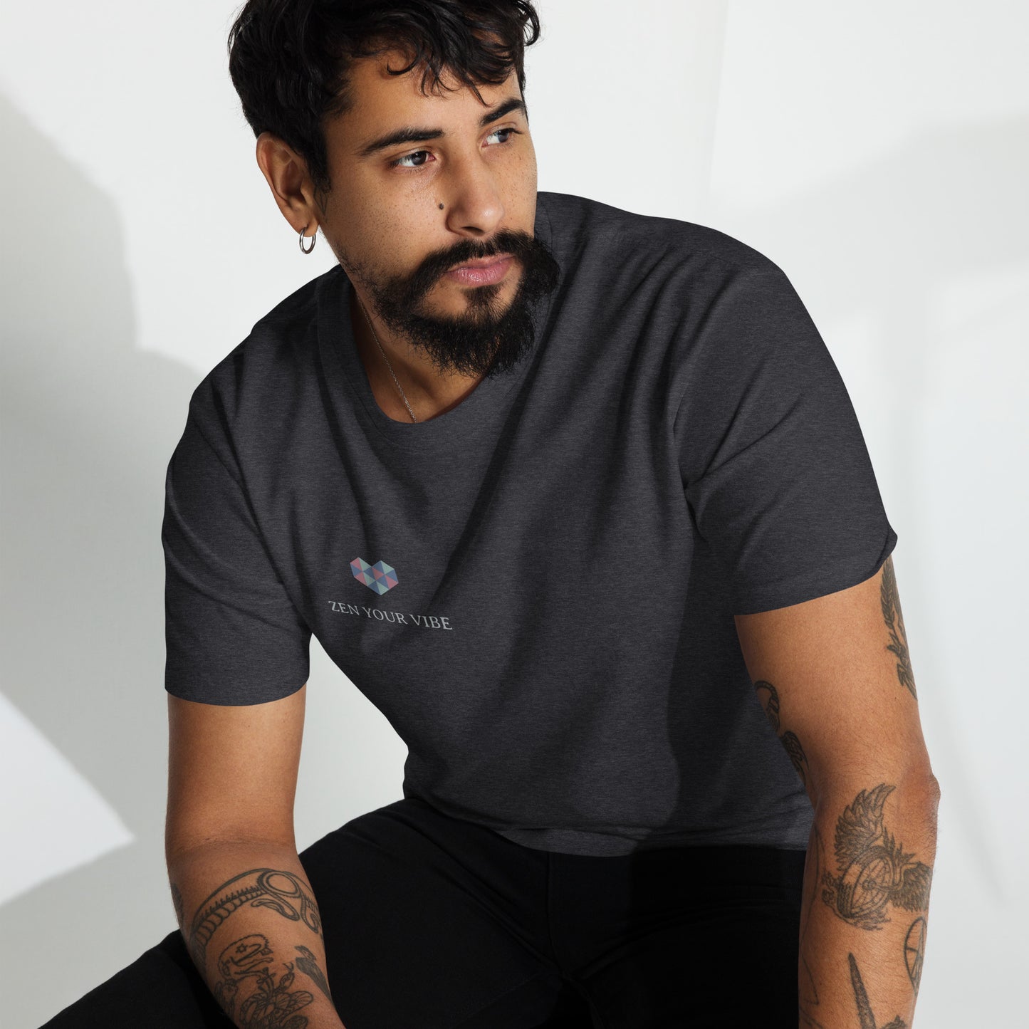 Heart ZYV Men’s Tee - Zen Your Vibe