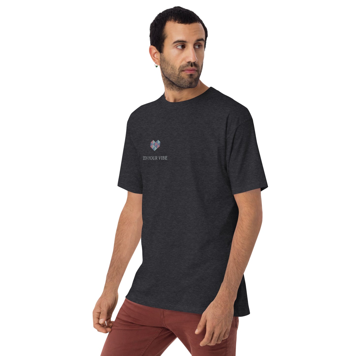 Heart ZYV Men’s Tee - Zen Your Vibe