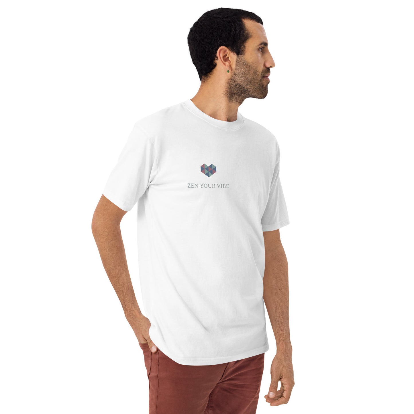 Heart ZYV Men’s Tee - Zen Your Vibe