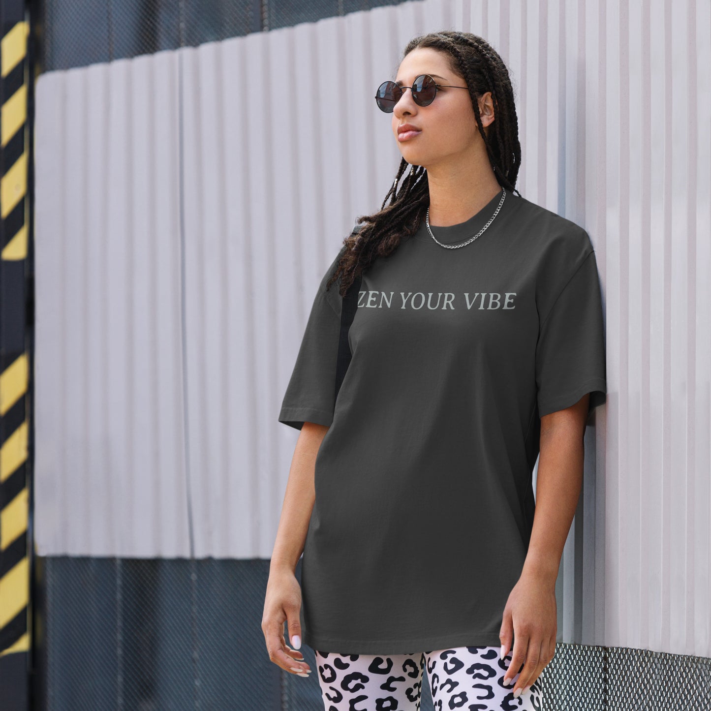 ZYV Oversized Faded T-shirt - Zen Your Vibe