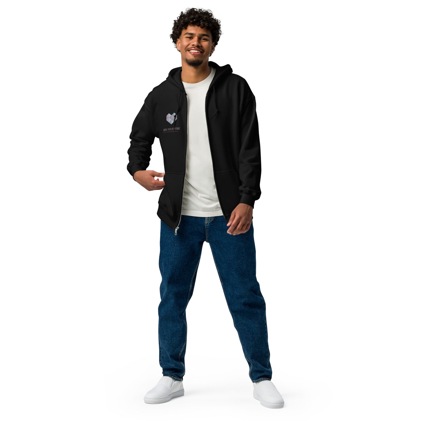 Unisex Heavy Blend Zip Hoodie - Zen Your Vibe