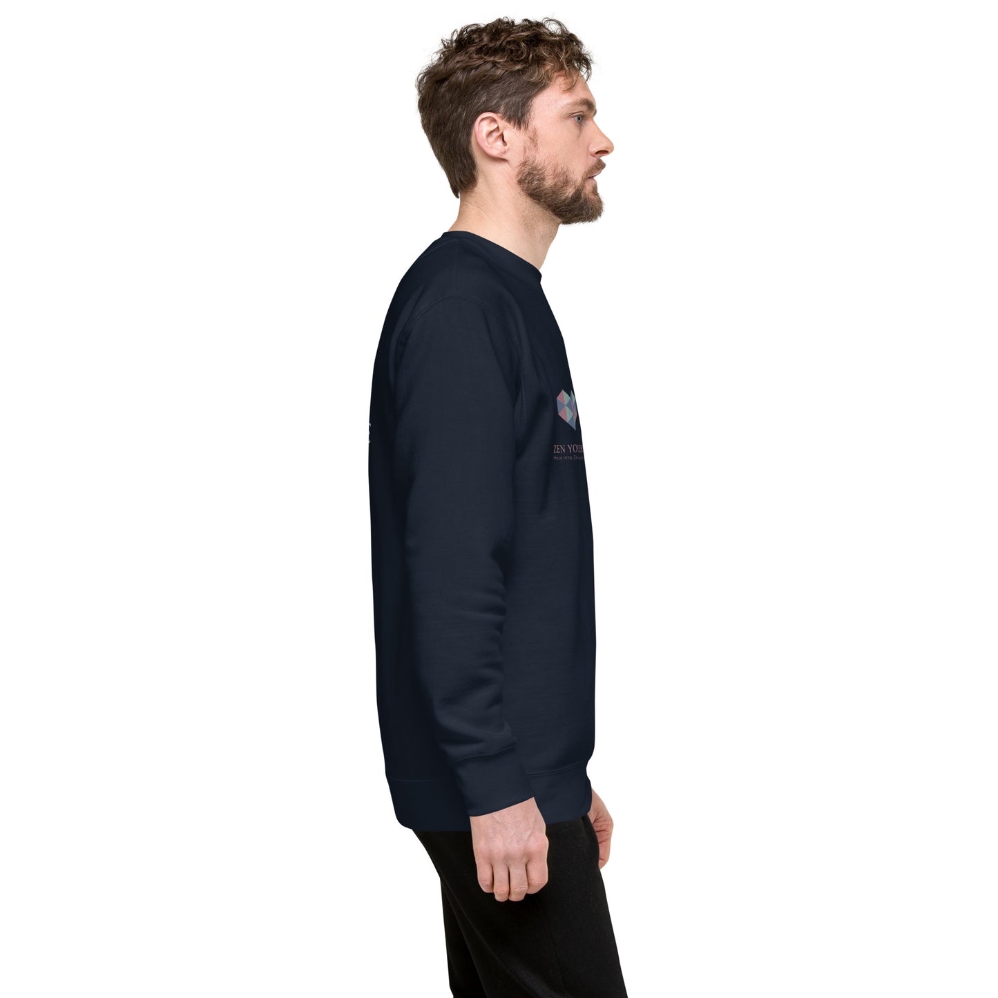 Heart Unisex Premium Sweatshirt - Zen Your Vibe