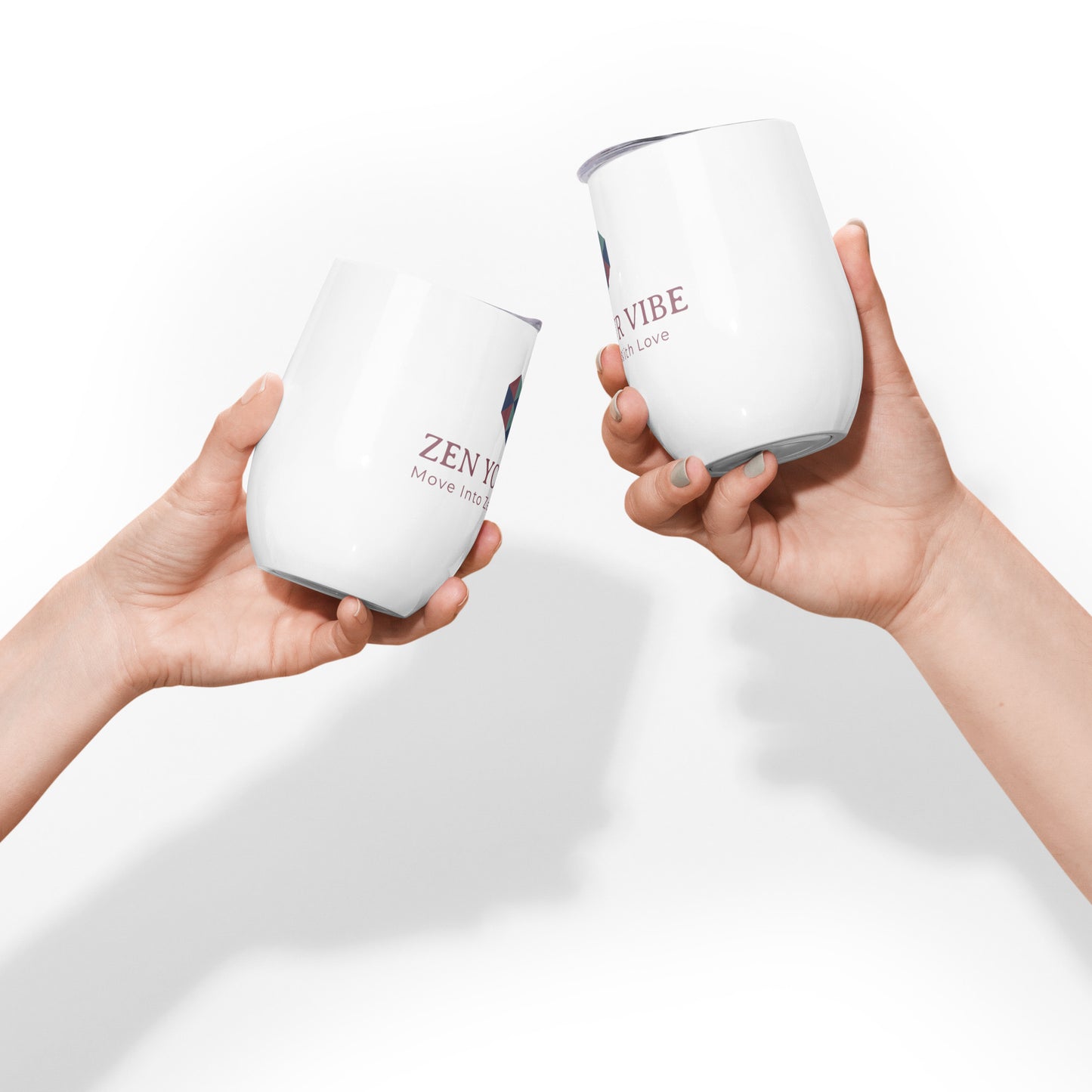 ZYV Heart Wine tumbler - Zen Your Vibe