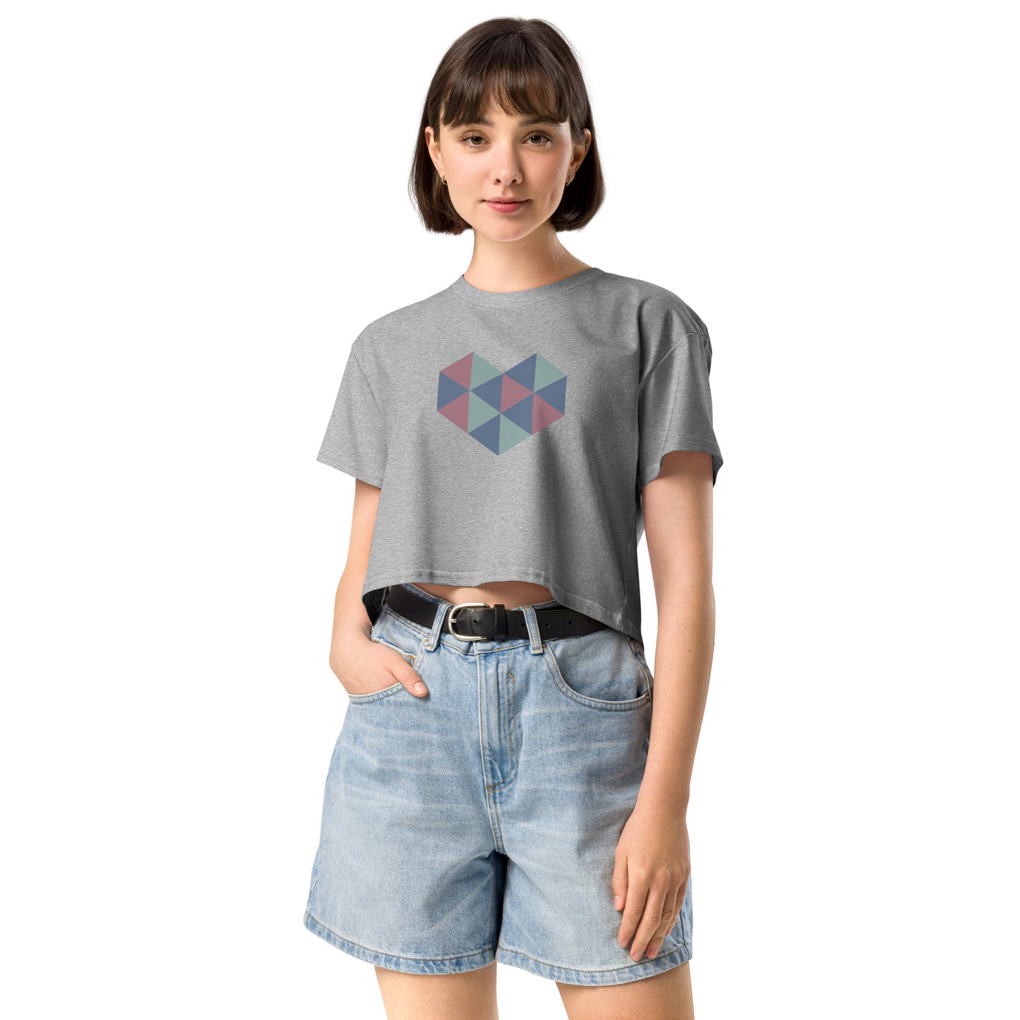 Heart Women’s Crop Top - Zen Your Vibe