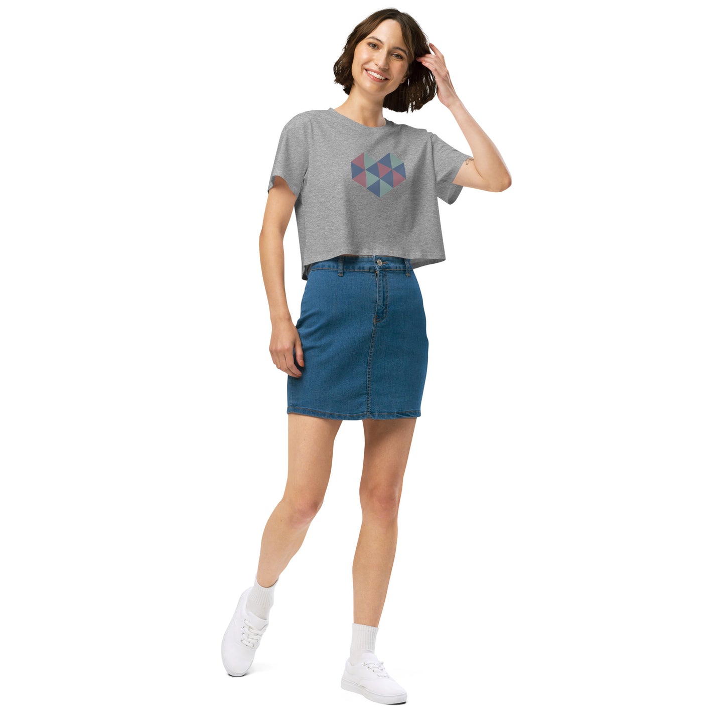 Heart Women’s Crop Top - Zen Your Vibe