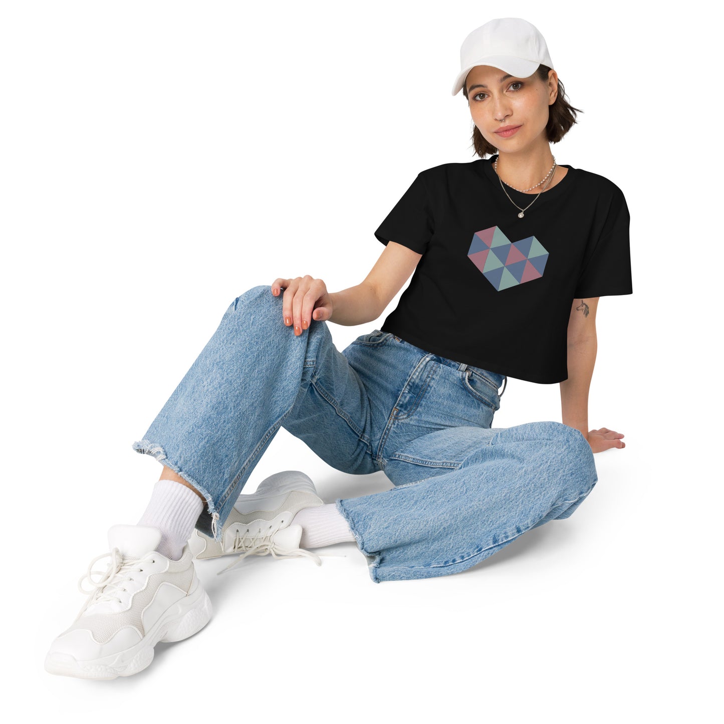 Heart Women’s Crop Top - Zen Your Vibe