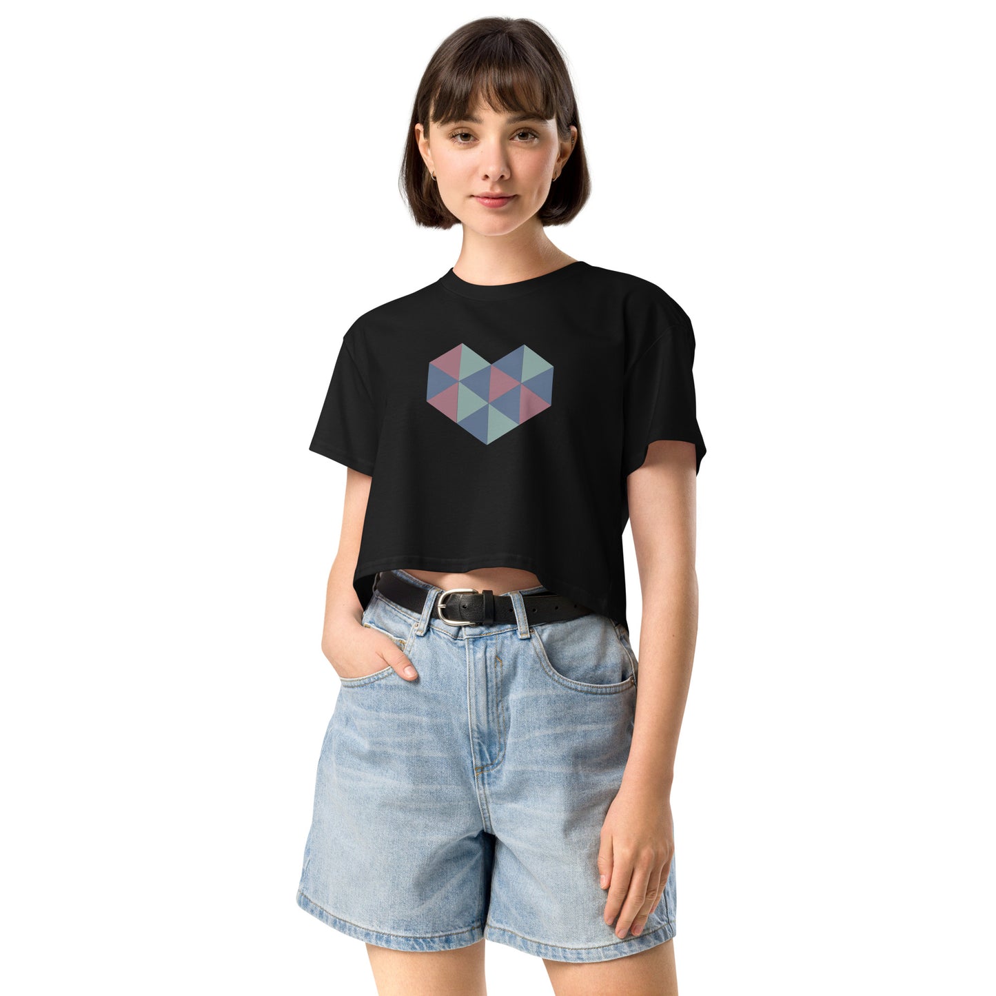 Heart Women’s Crop Top - Zen Your Vibe