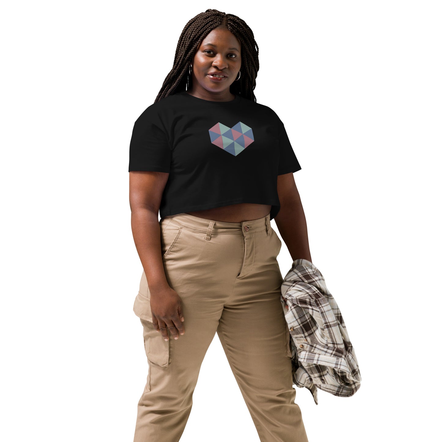 Heart Women’s Crop Top - Zen Your Vibe