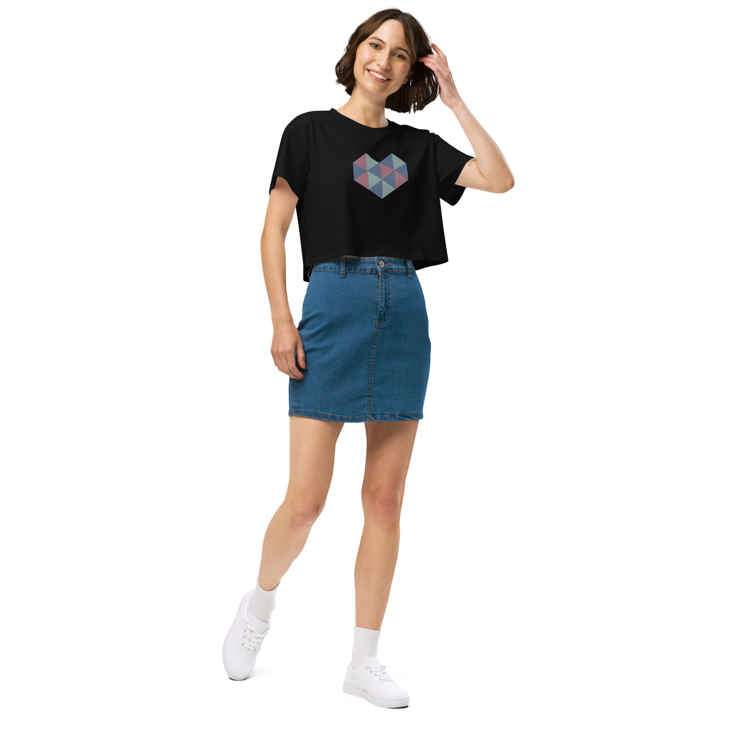 Heart Women’s Crop Top - Zen Your Vibe
