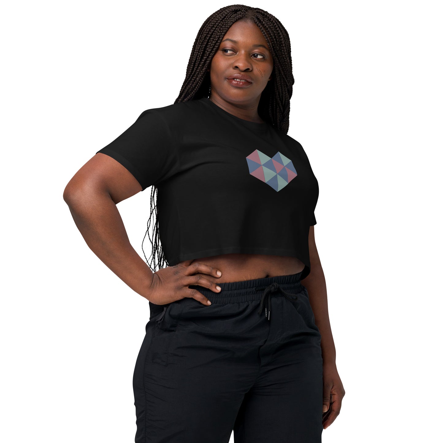 Heart Women’s Crop Top - Zen Your Vibe