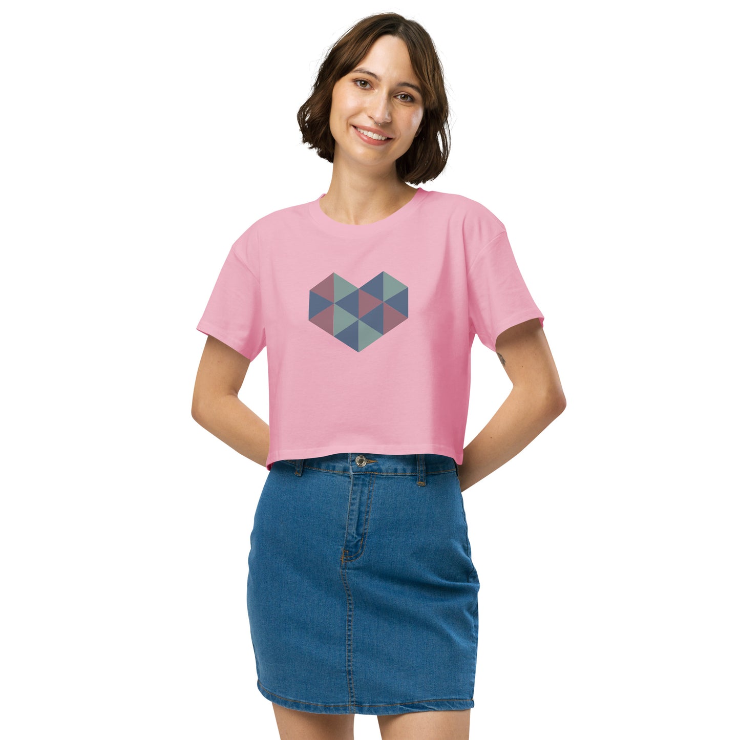 Heart Women’s Crop Top - Zen Your Vibe