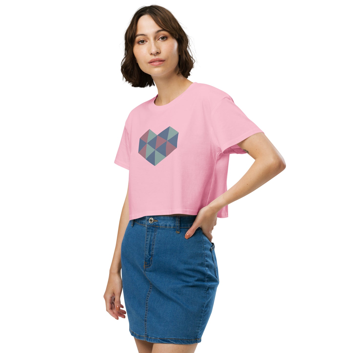 Heart Women’s Crop Top - Zen Your Vibe