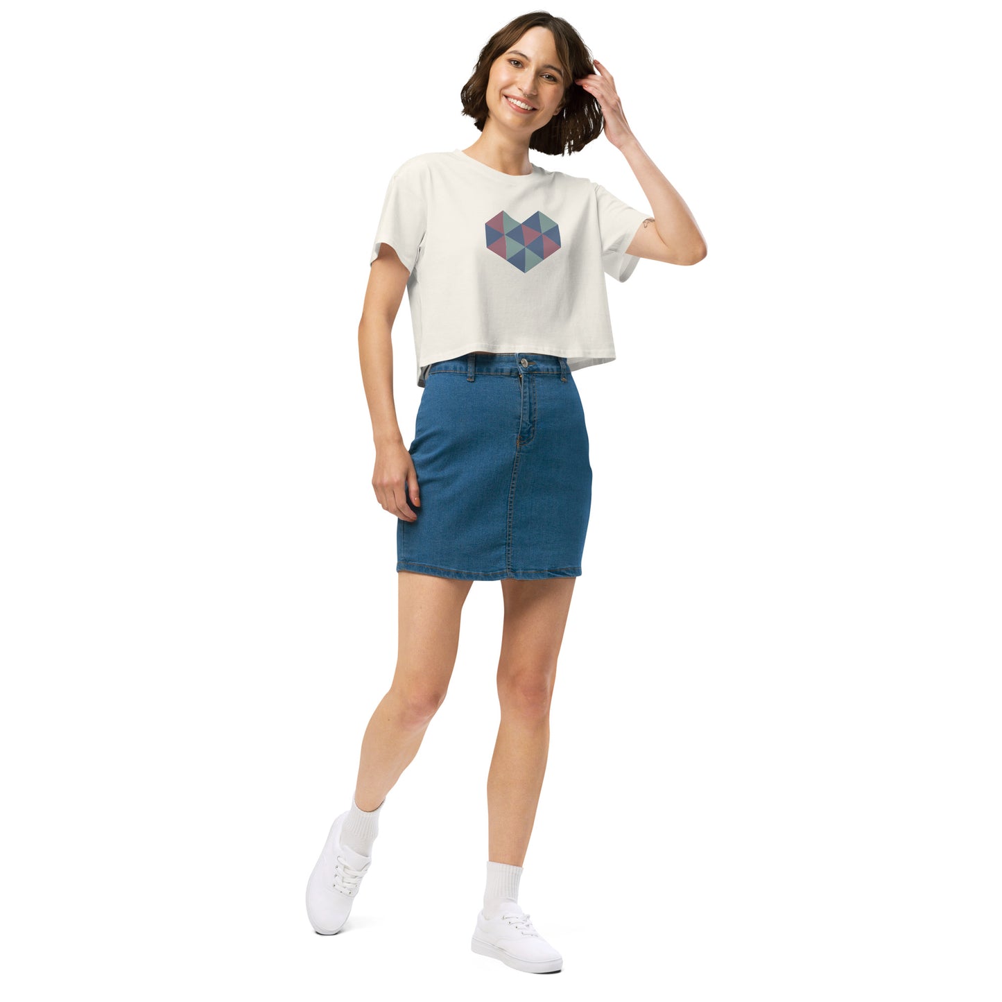 Heart Women’s Crop Top - Zen Your Vibe