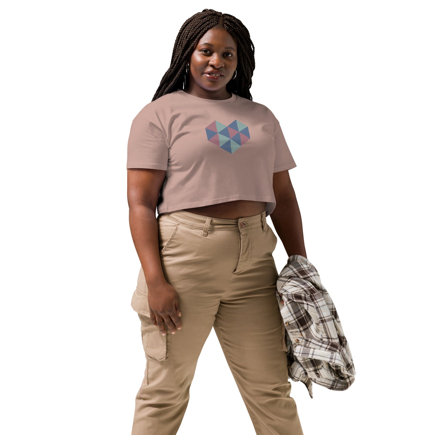 Heart Women’s Crop Top - Zen Your Vibe