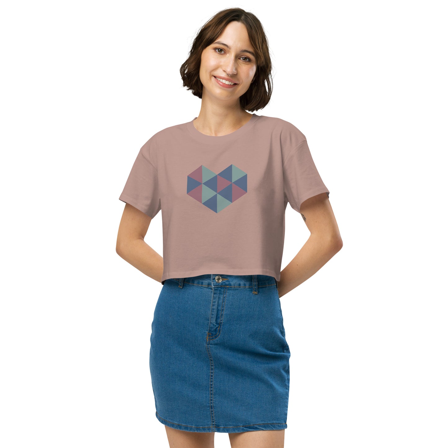 Heart Women’s Crop Top - Zen Your Vibe