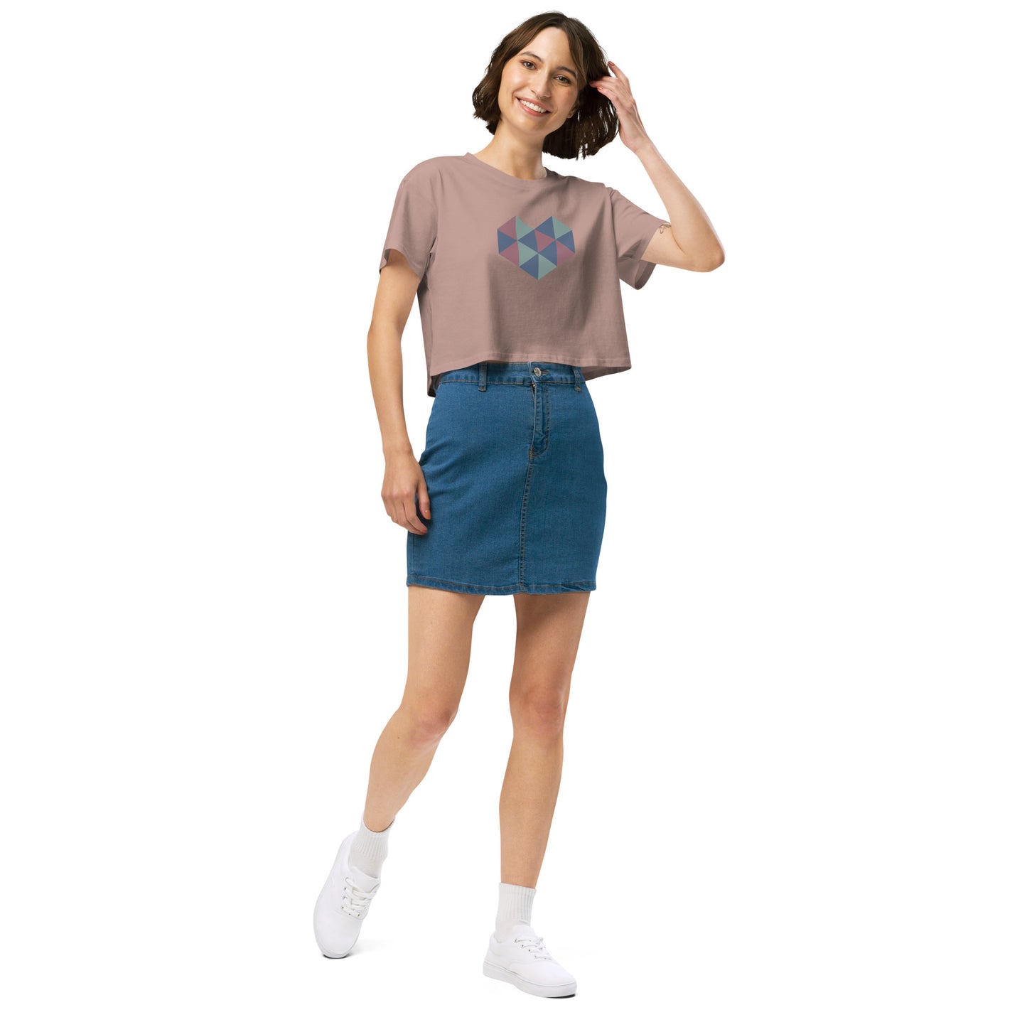 Heart Women’s Crop Top - Zen Your Vibe
