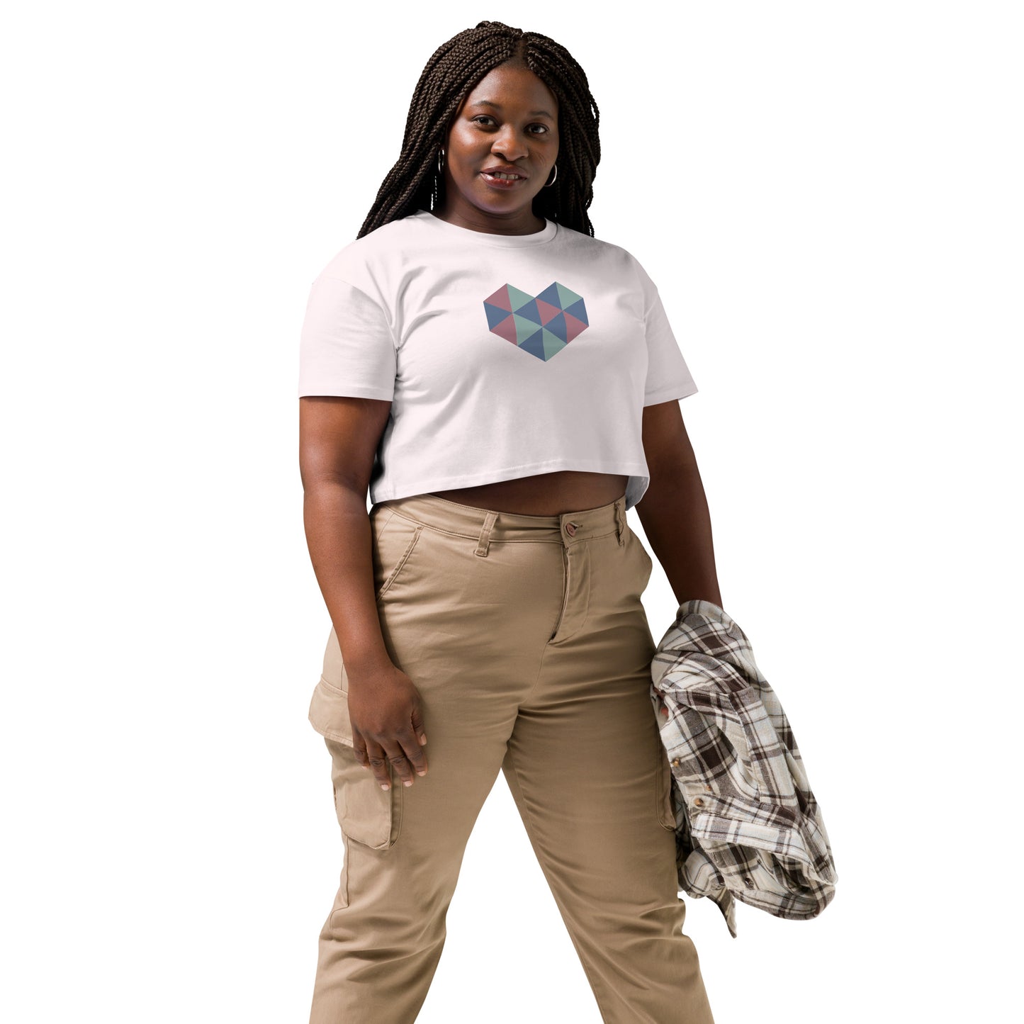 Heart Women’s Crop Top - Zen Your Vibe