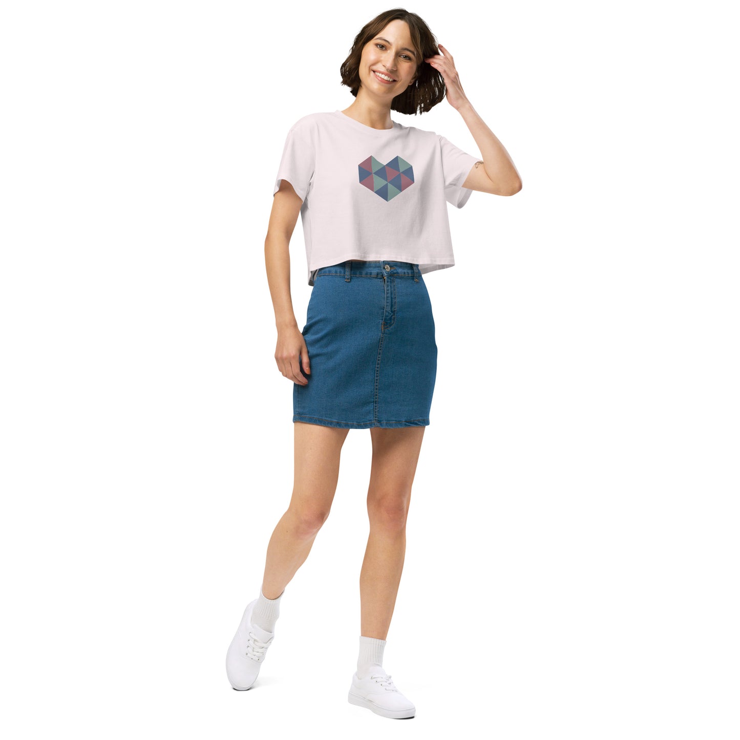 Heart Women’s Crop Top - Zen Your Vibe