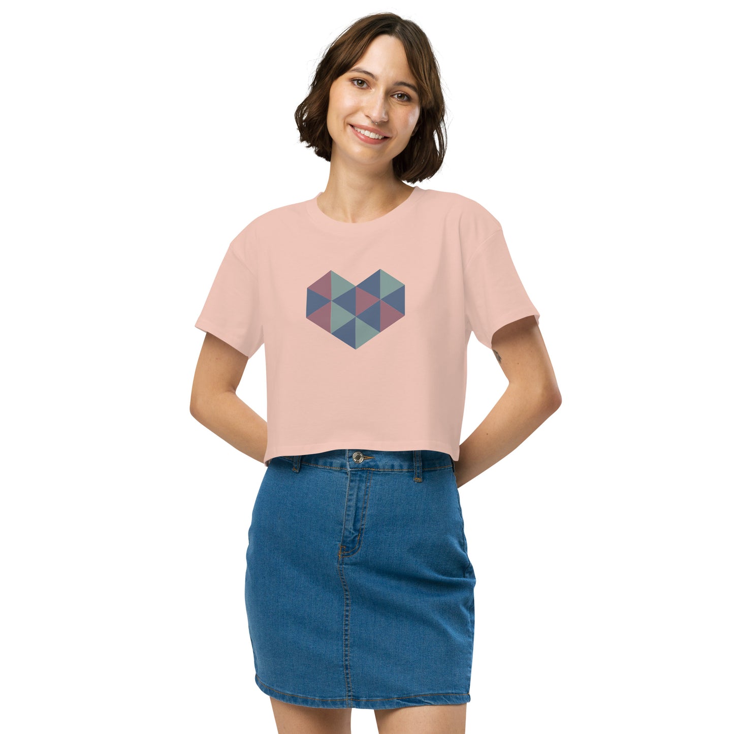 Heart Women’s Crop Top - Zen Your Vibe