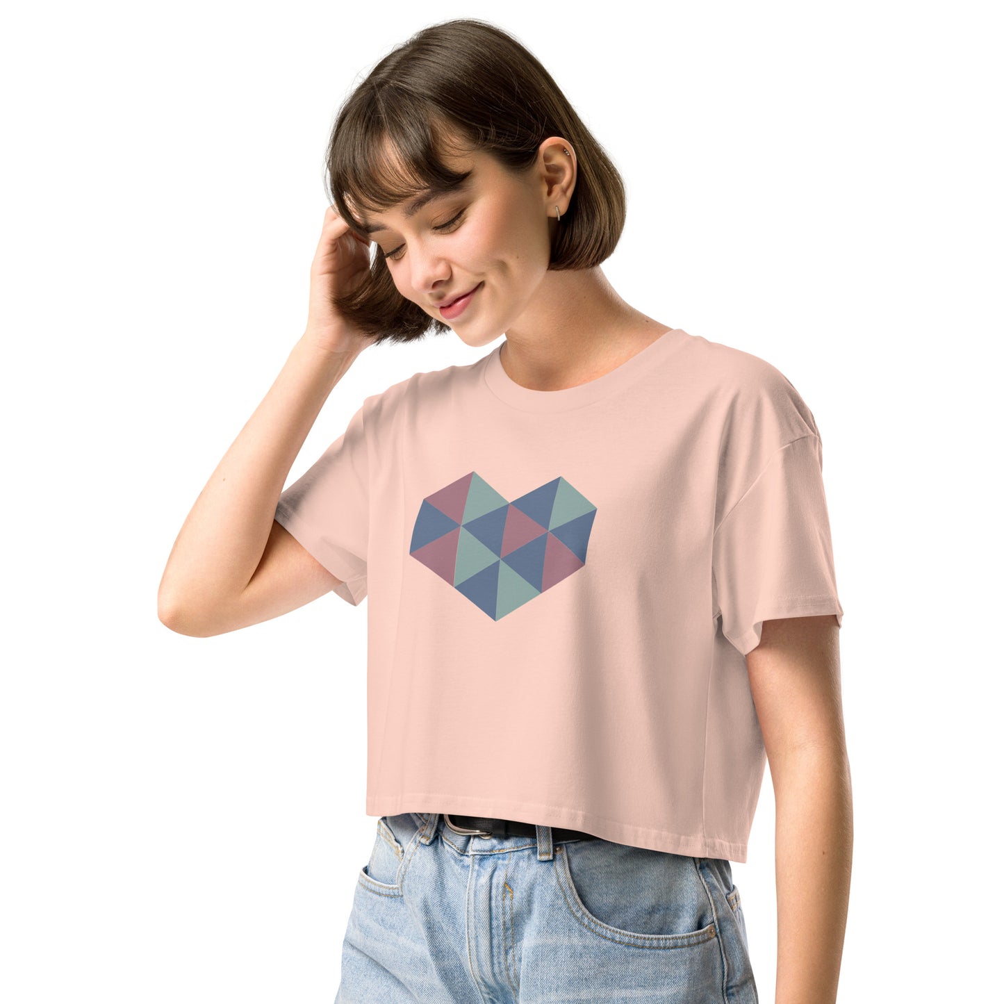 Heart Women’s Crop Top - Zen Your Vibe