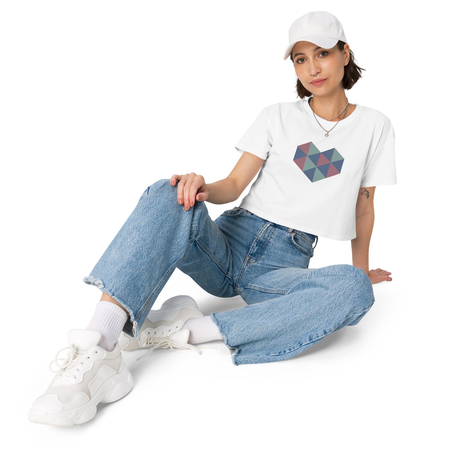 Heart Women’s Crop Top - Zen Your Vibe