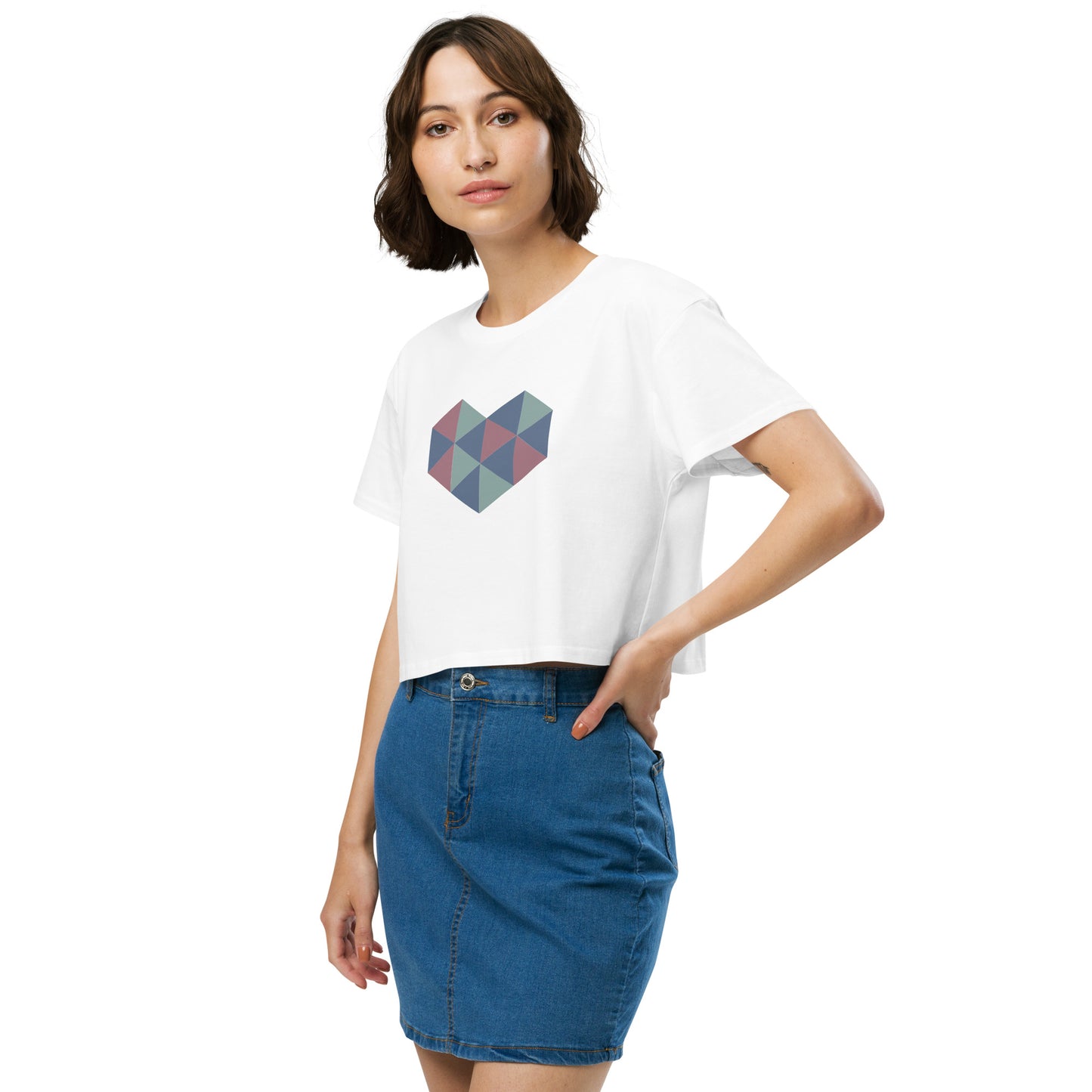 Heart Women’s Crop Top - Zen Your Vibe