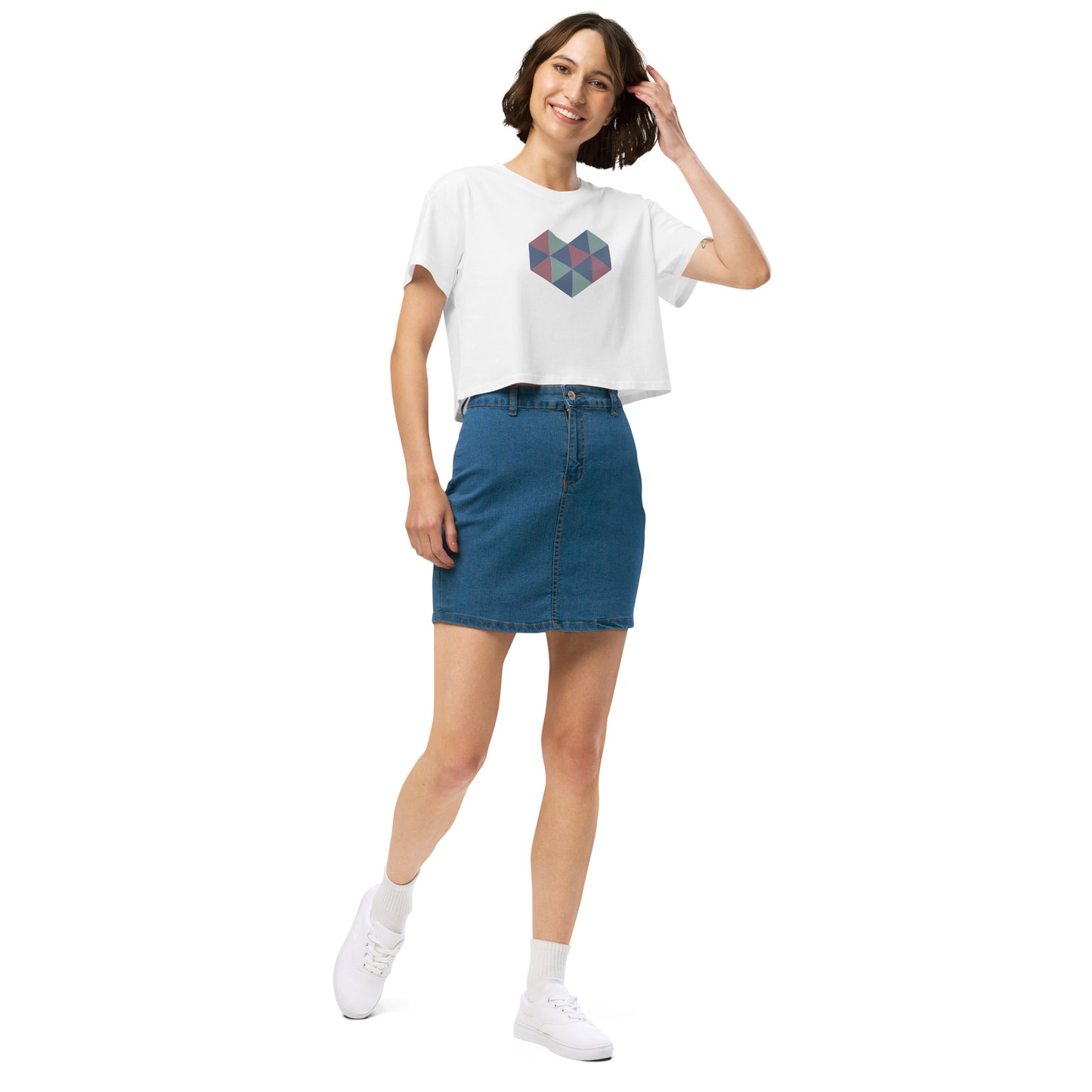 Heart Women’s Crop Top - Zen Your Vibe