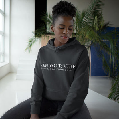 Zen Your Vibe Geometric Heart Hoodie