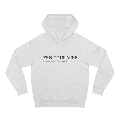 Zen Your Vibe Geometric Heart Hoodie