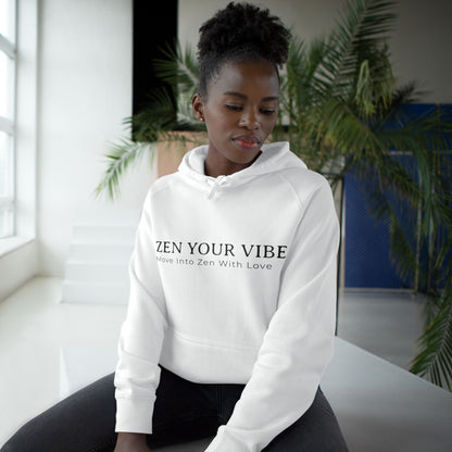 Zen Your Vibe Geometric Heart Hoodie