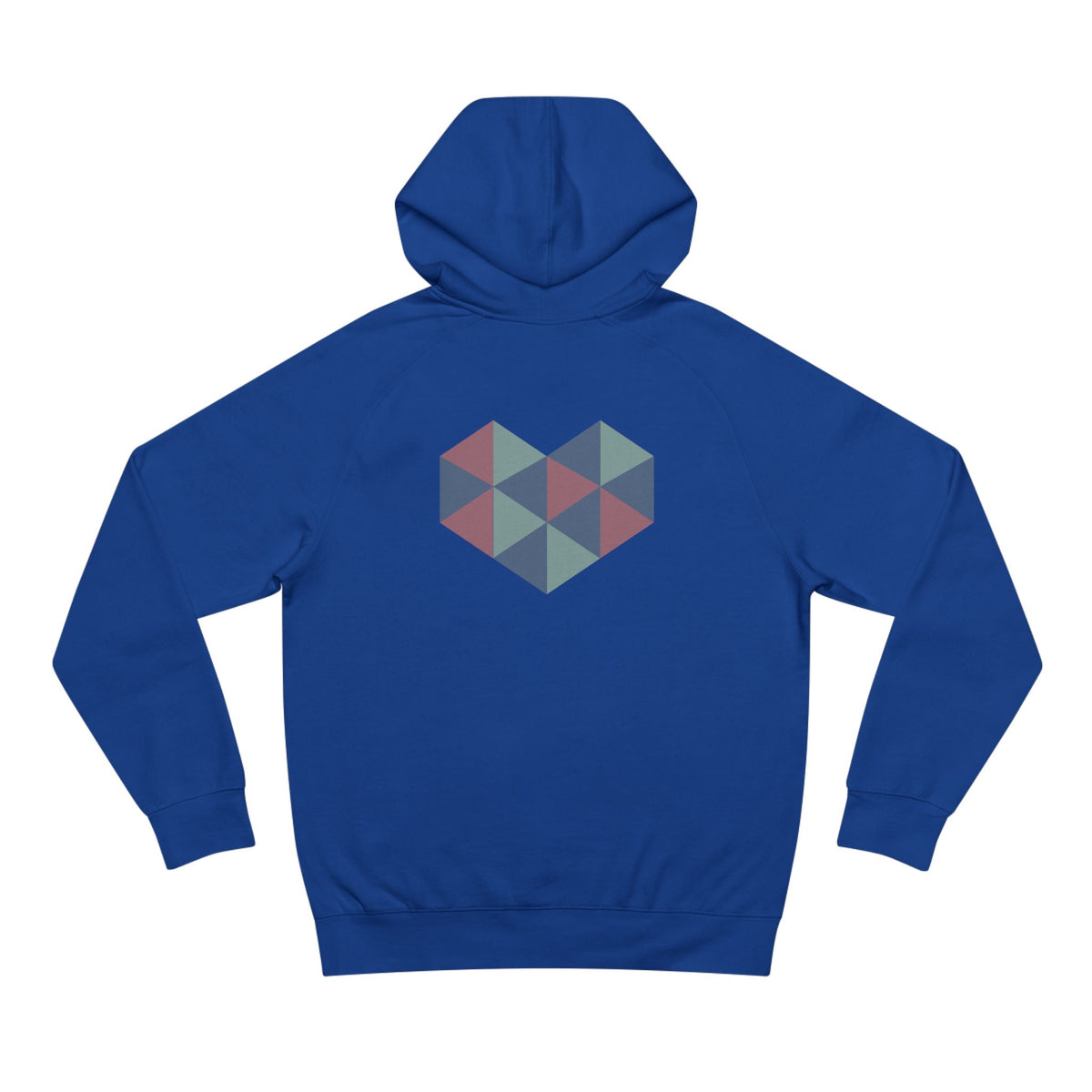 Zen Your Vibe Geometric Heart Hoodie