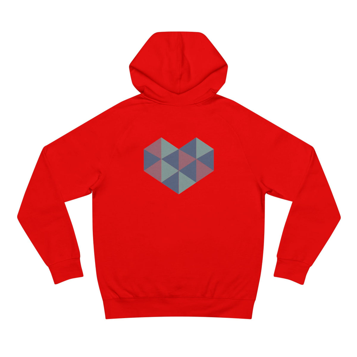 Zen Your Vibe Geometric Heart Hoodie