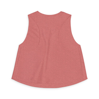 Geometric Heart Women's Crop Top