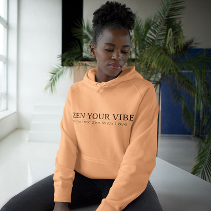 Zen Your Vibe Geometric Heart Hoodie