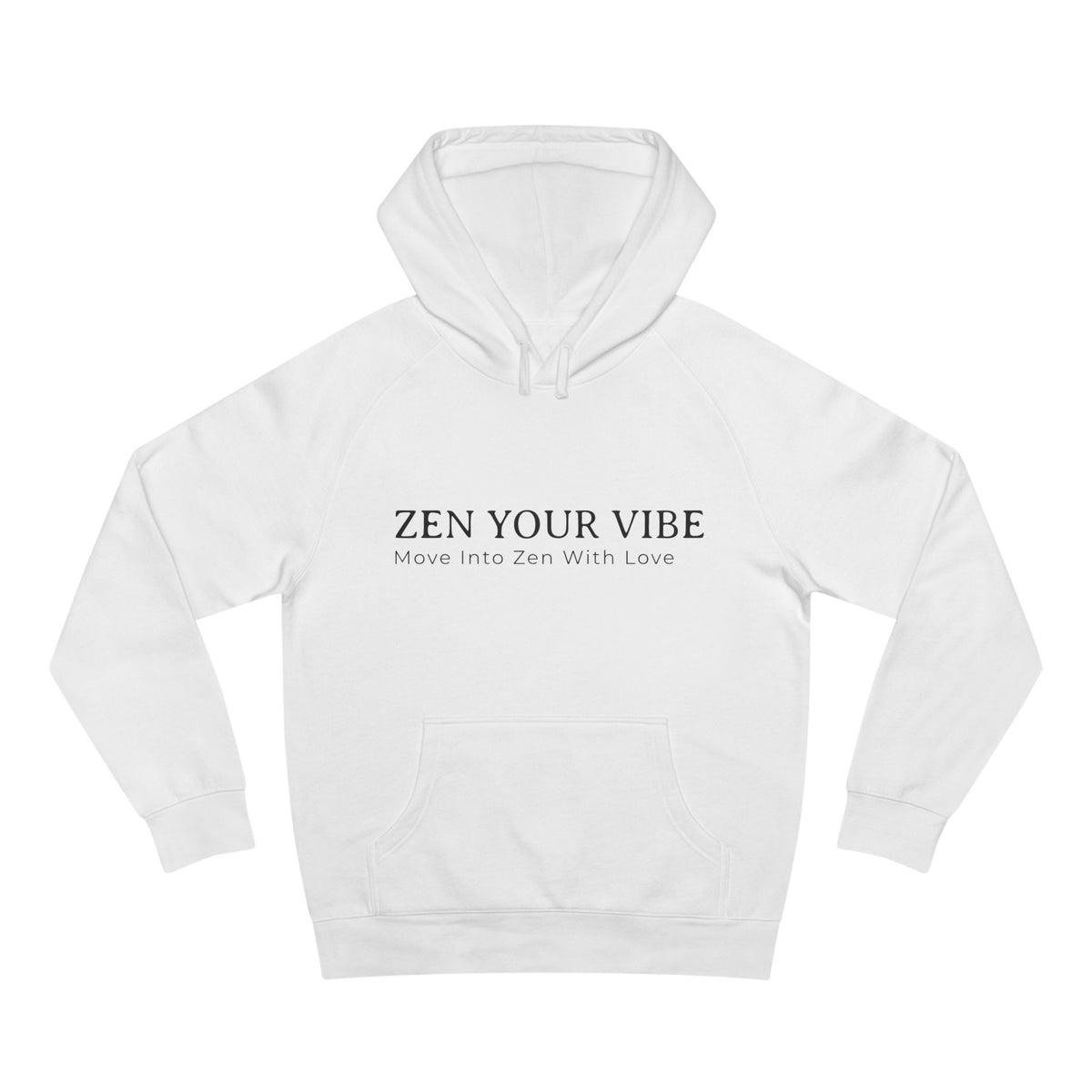 Zen Your Vibe Geometric Heart Hoodie