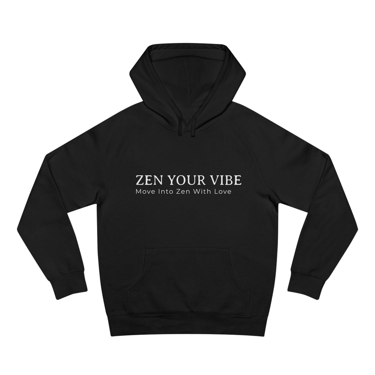 Zen Your Vibe Geometric Heart Hoodie