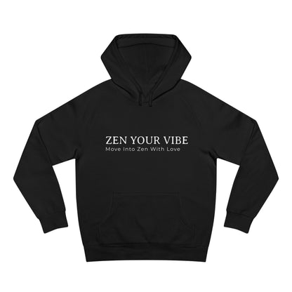 Zen Your Vibe Geometric Heart Hoodie