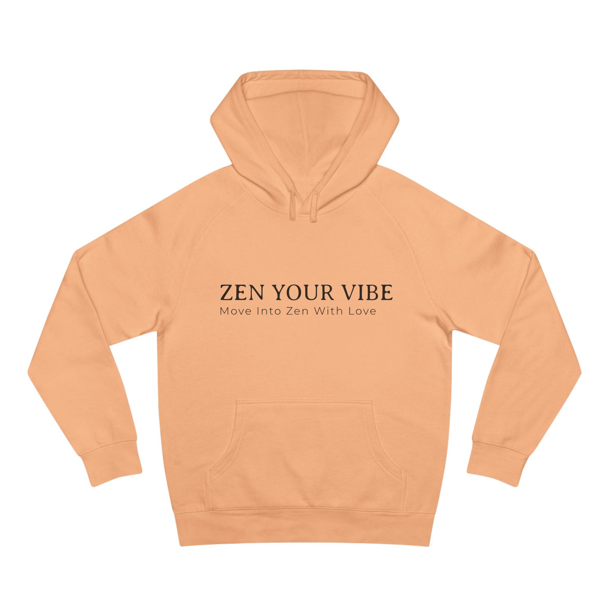 Zen Your Vibe Geometric Heart Hoodie