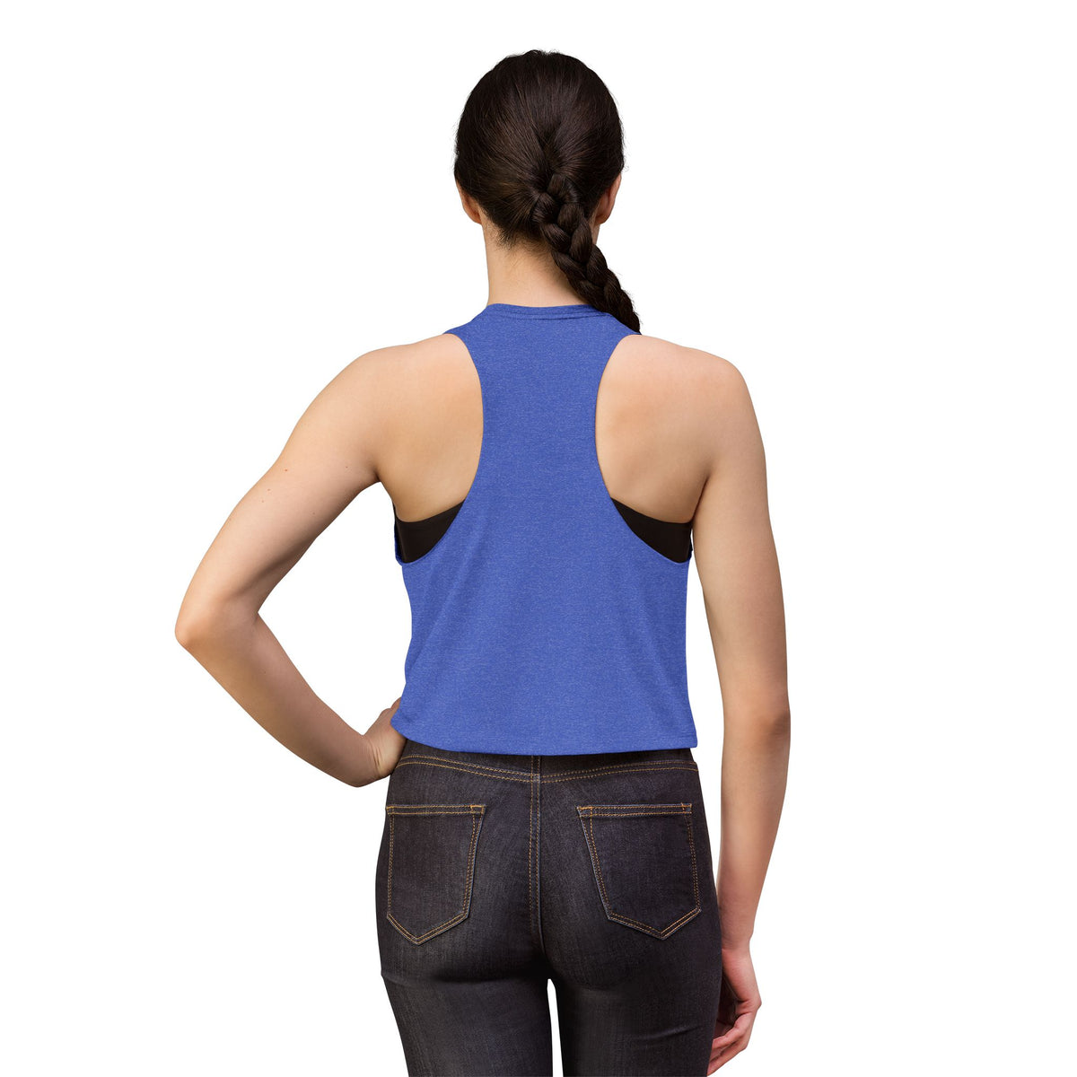 Geometric Heart Women's Crop Top