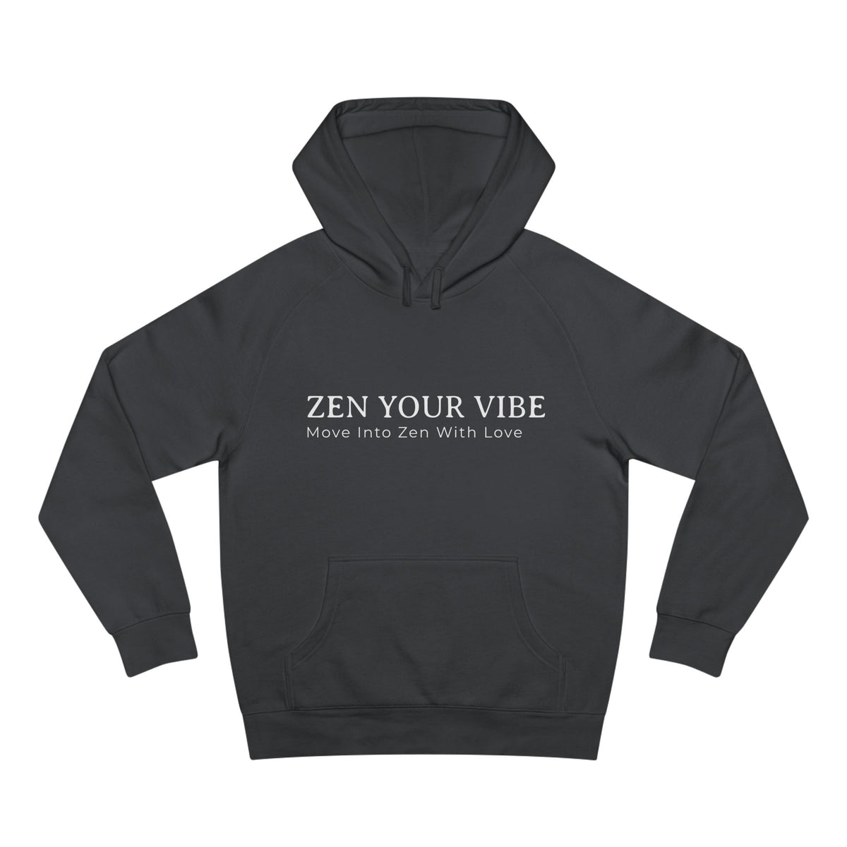 Zen Your Vibe Geometric Heart Hoodie