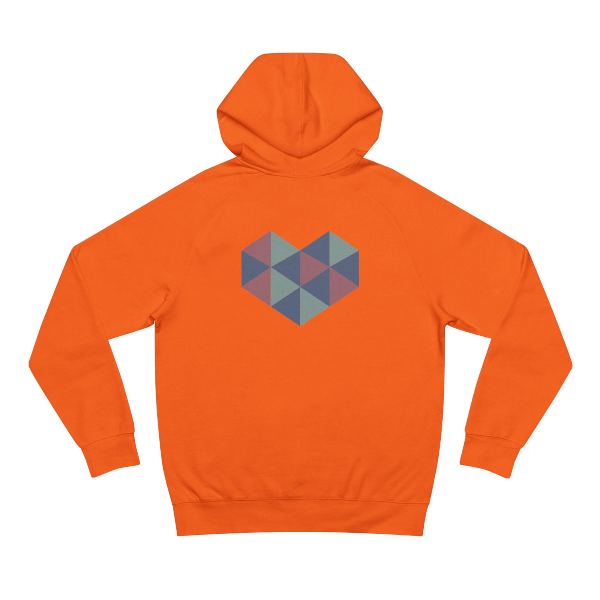 Zen Your Vibe Geometric Heart Hoodie