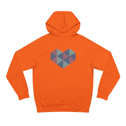 Zen Your Vibe Geometric Heart Hoodie
