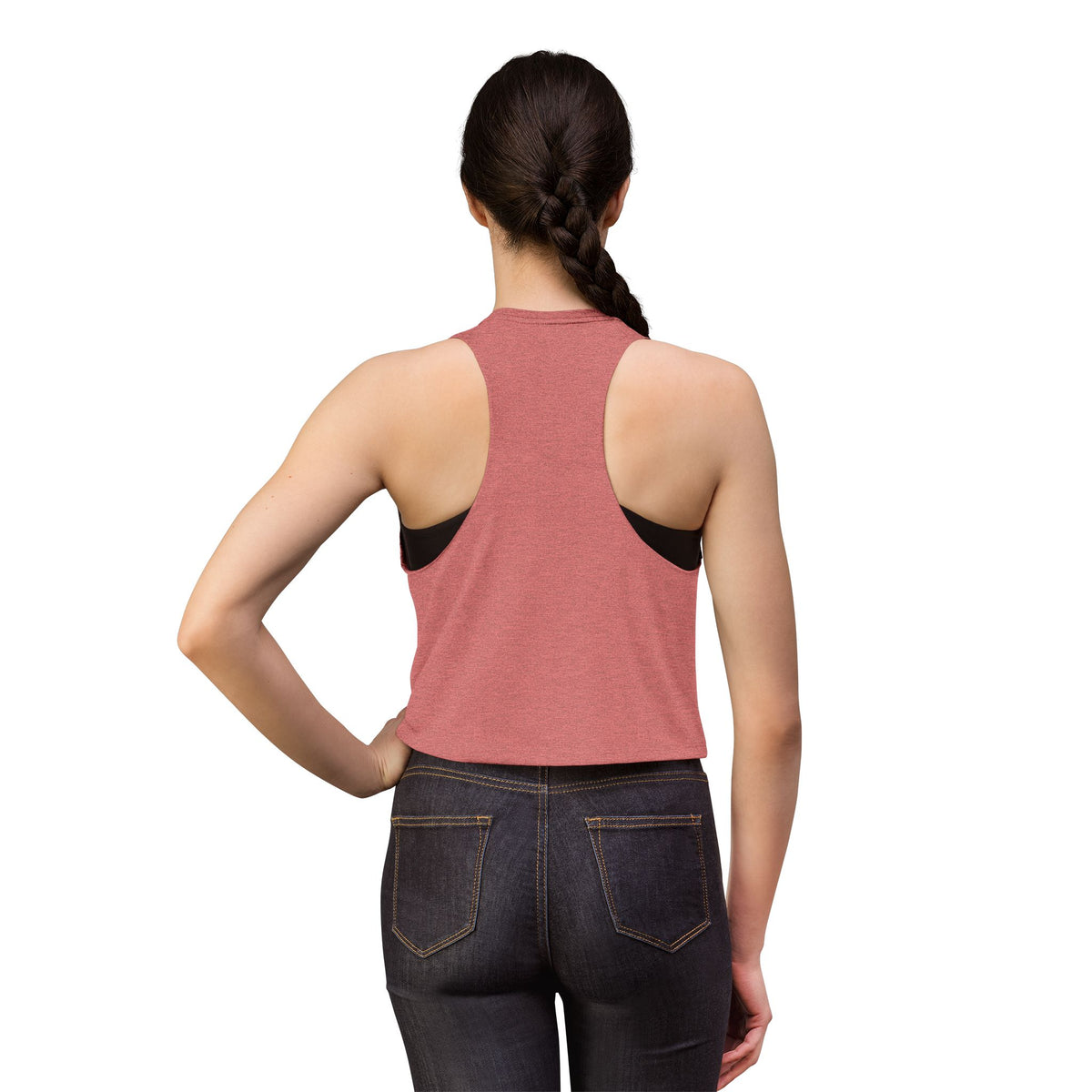Geometric Heart Women's Crop Top