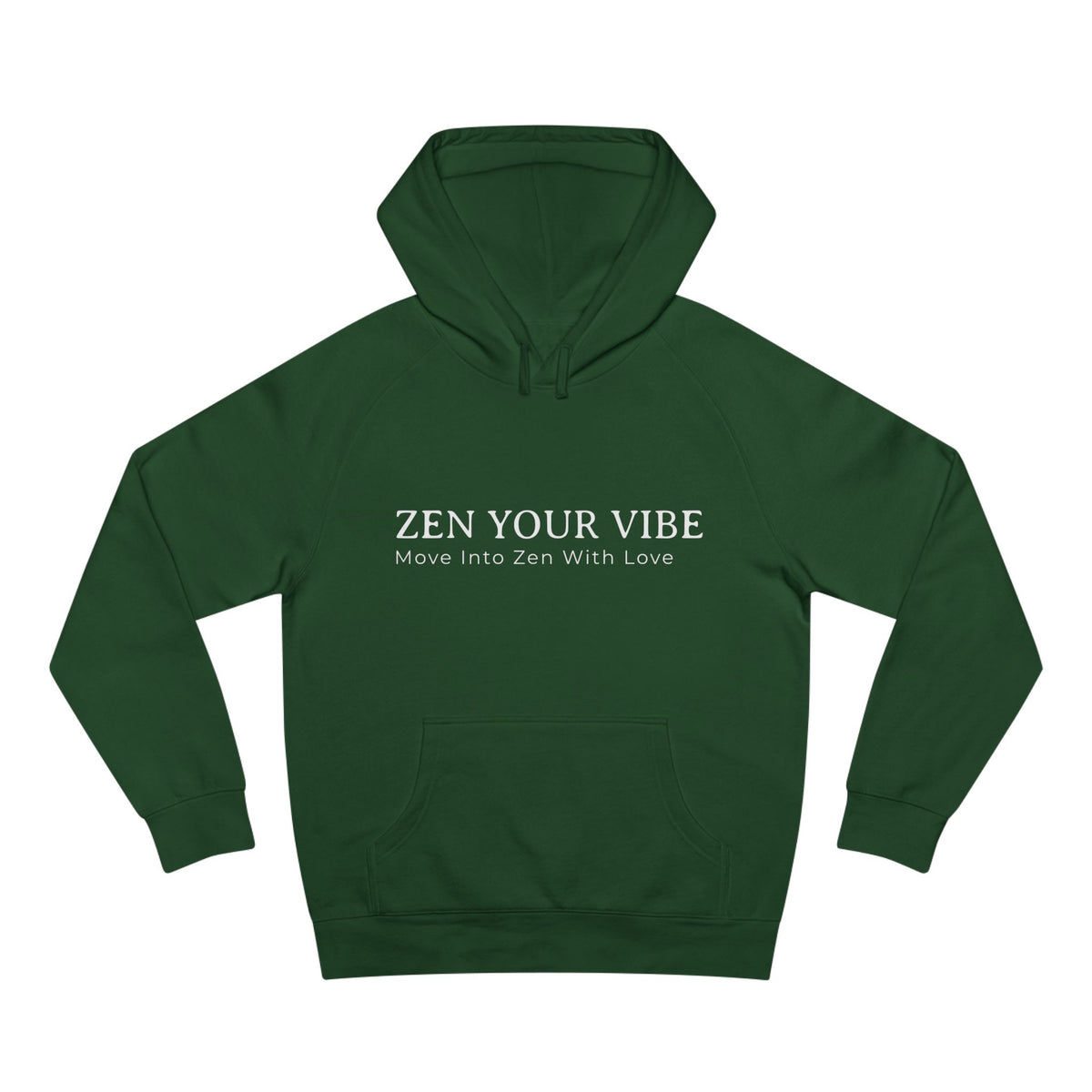 Zen Your Vibe Geometric Heart Hoodie