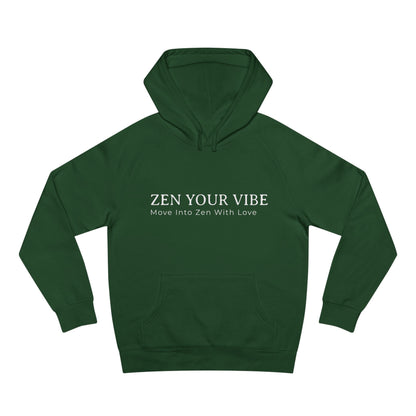 Zen Your Vibe Geometric Heart Hoodie