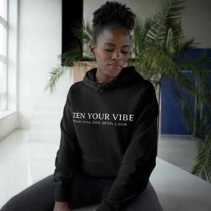 Zen Your Vibe Geometric Heart Hoodie